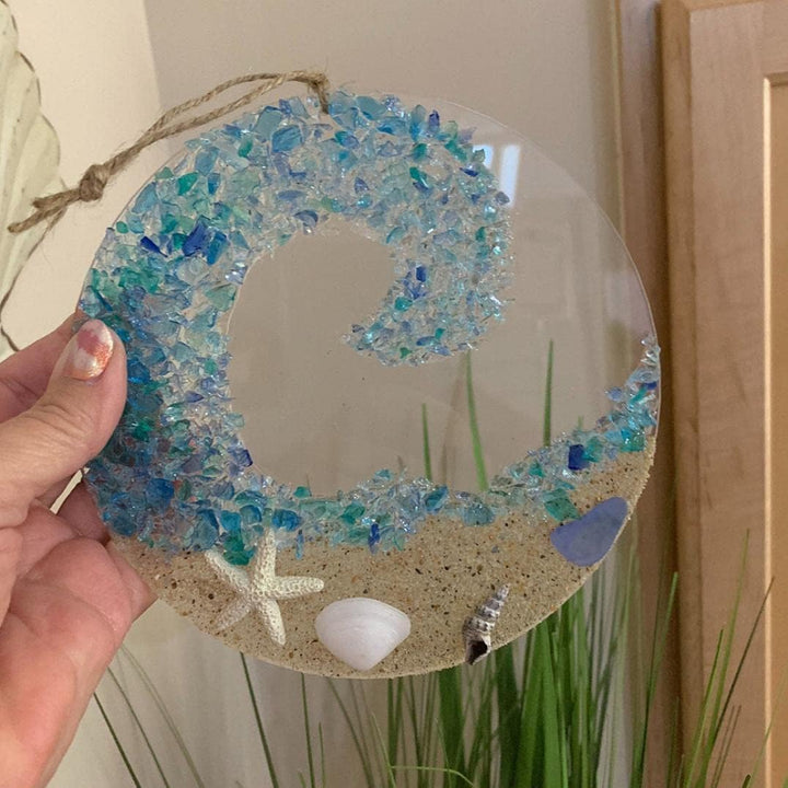 Skanto | Havglass solfanger - Havbrytende bølge strandornament