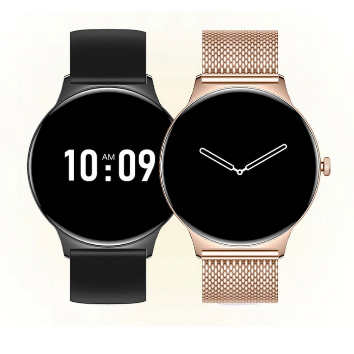 Skanto | SlimFit Ultimate Smartwatch – Ultratynn, helseovervåking & AMOLED-skjerm