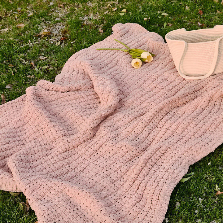 Skanto | Vintage Chunky Strikket Teppel