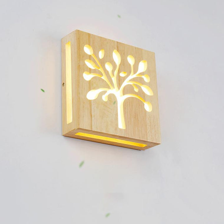 Skanto | Vegglampe - WoodGlow - Elegant LED - Livets essens innendørs utendørs