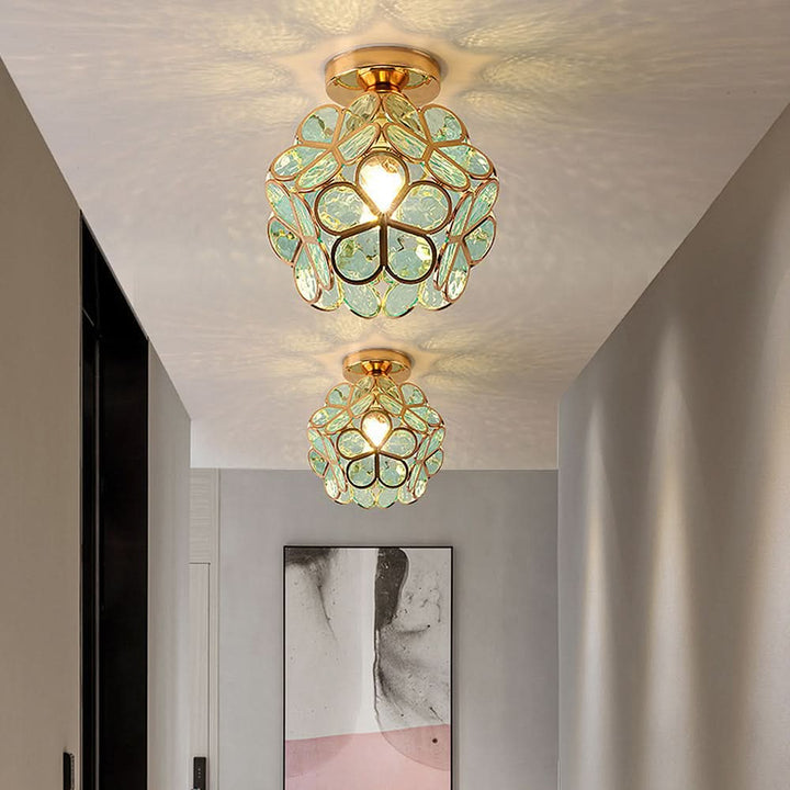 Skanto | Flowers Stil Glass Gang Taklampe