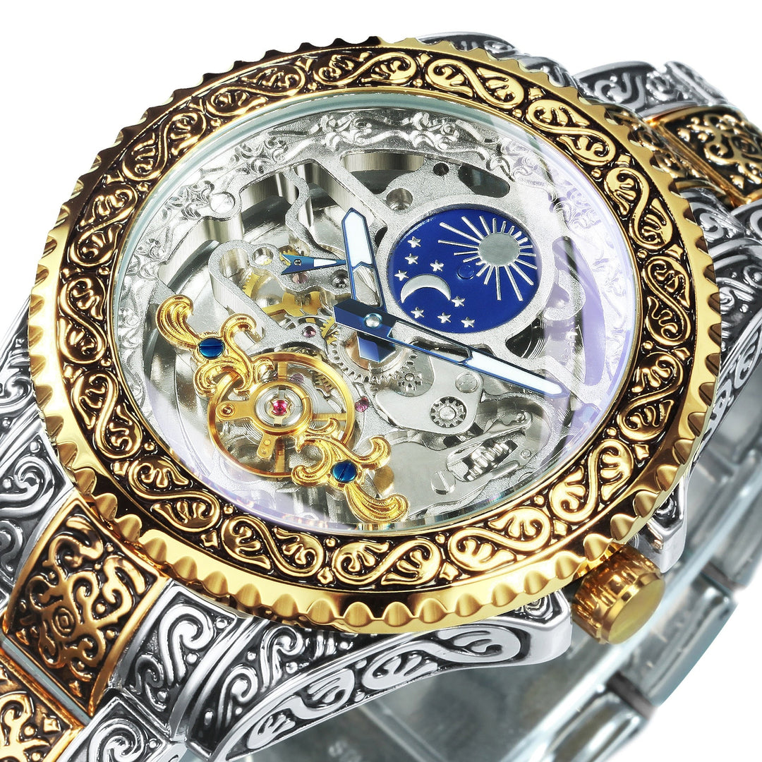 Skanto | Vintage Moon Automatisk Tourbillon Klokke