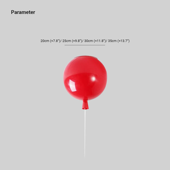 Kompakt Moderne LED Ballong Taklampe - AuraLite | Skanto