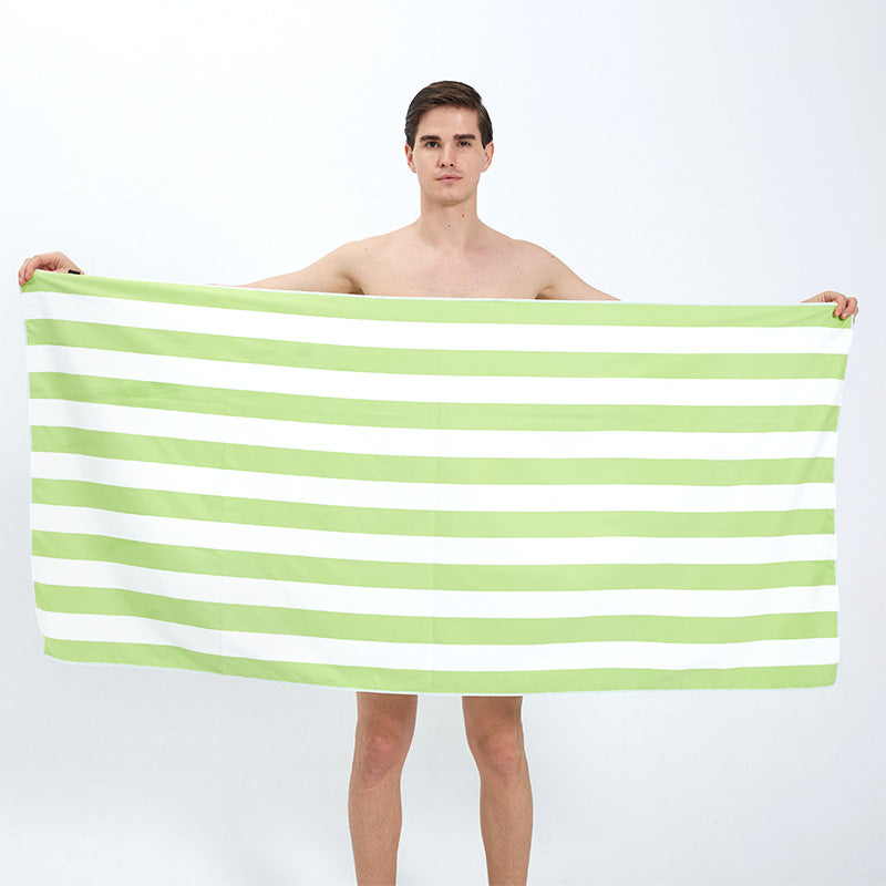 Strandhåndkle med moderne, brede stripestruktur Skanto