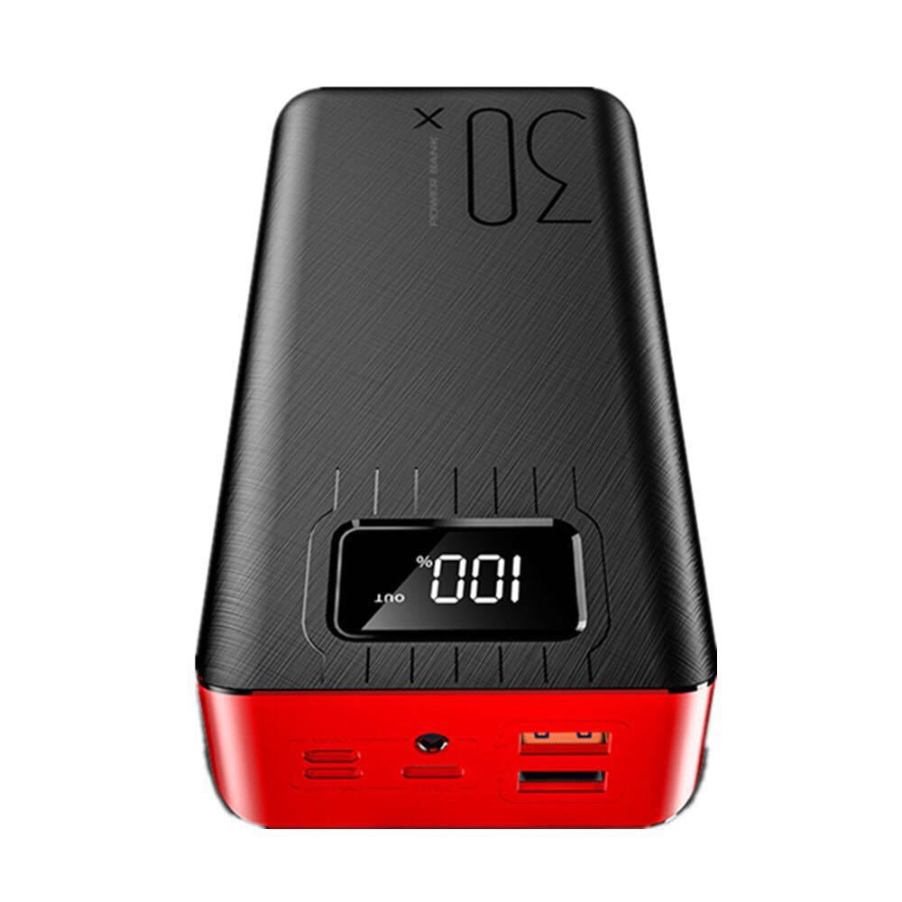 Kraftfull powerbank med LCD-skjerm og flere tilkoblinger Skanto