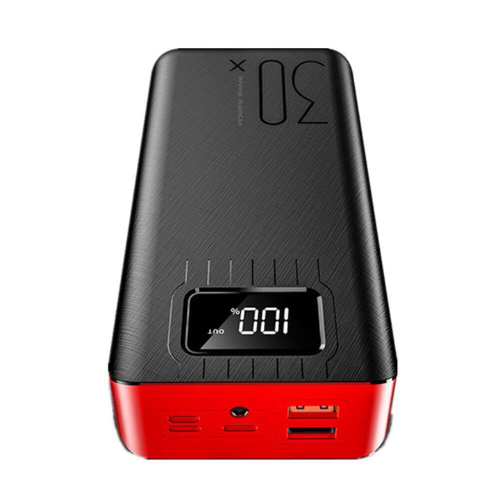 Kraftfull powerbank med LCD-skjerm og flere tilkoblinger Skanto