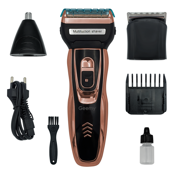 Skanto | ProCare 3-i-1 Trimmer – Trådløs Skjeggtrimmer, Nesehårtrimmer og Barbermaskin