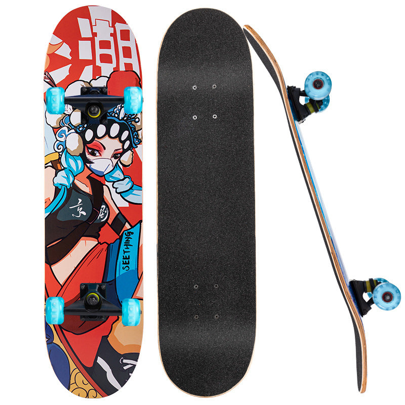 Robust grafisk skateboard Skanto