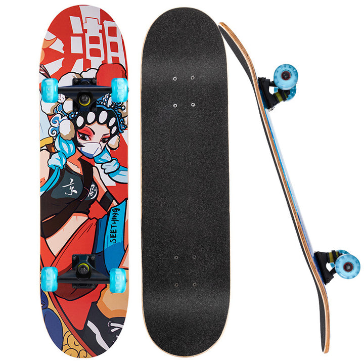 Robust grafisk skateboard Skanto