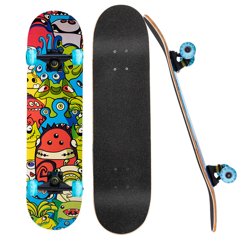 Robust grafisk skateboard Skanto