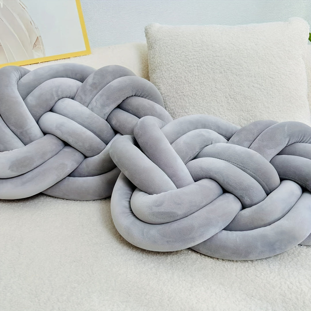 CozyPlush Set med 2 Plush Dekorative Puter – Myk Eleganse for Ditt Hjem Skanto