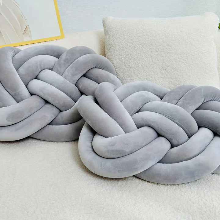 CozyPlush Set med 2 Plush Dekorative Puter – Myk Eleganse for Ditt Hjem Skanto