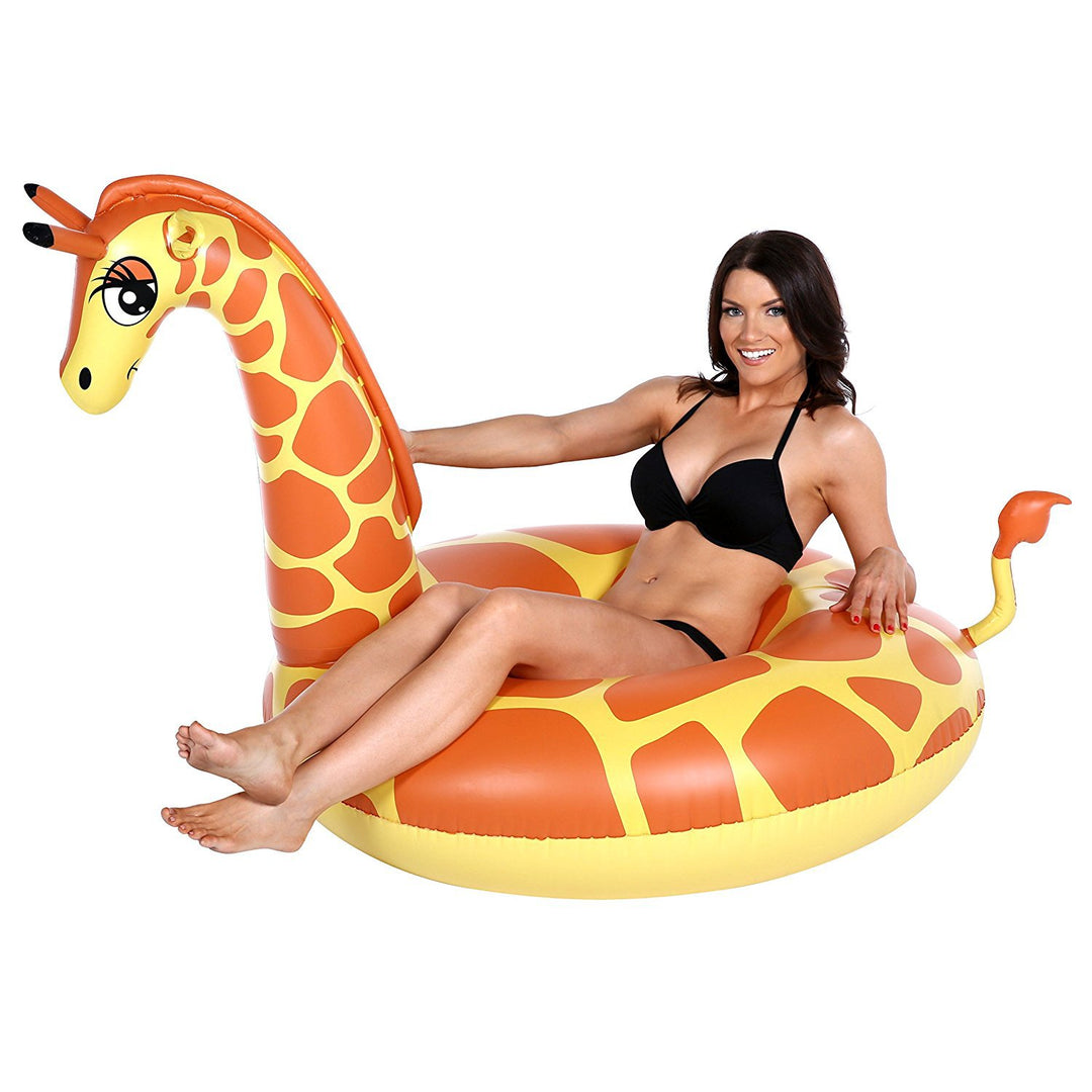 Unisex Oppustbar Giraff Svømmebåt Skanto