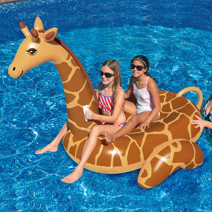 Unisex Oppustbar Giraff Svømmebåt Skanto