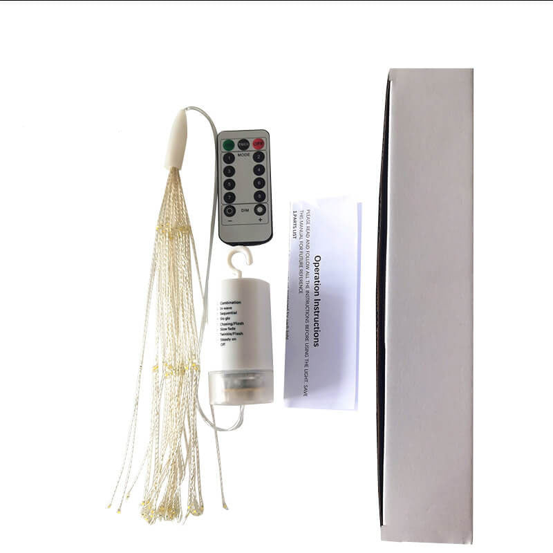 Norvo | Fyrverkeri Lys Dandelion Kobbertråd 120/200 Lys Batteri USB Solcelle LED Dekorativt Lys