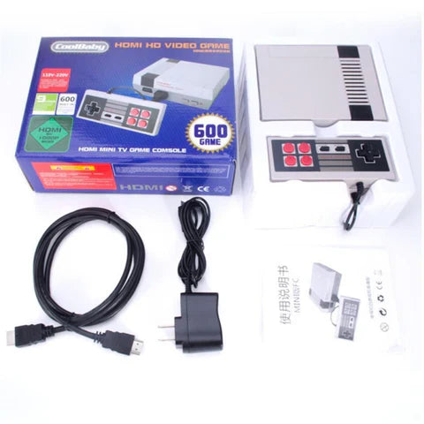 Skanto | Retro Spillkonsoll med 620 Klassiske Spill | Plug & Play