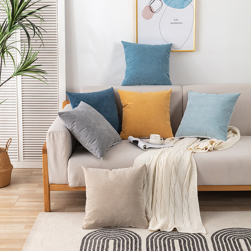 Premium vanntette sofa kastet dekke med jacquard kant | Skanto