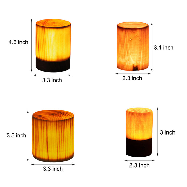 Skanto | LumiWood – LED bordlampe med batteri og berøringskontroll