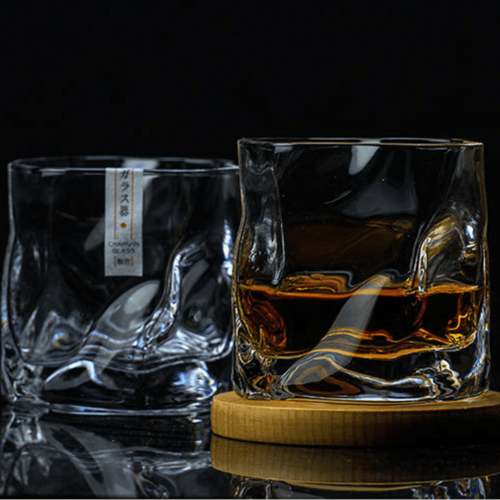 Japansk Edo Kiriko Krumpe Kropp Whisky Glass | Skanto