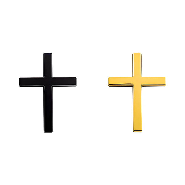 Skanto | ️ 3D Kryss Metall Jesus Kristus Kors Merke StickerBil Anti-Scratch Sticker