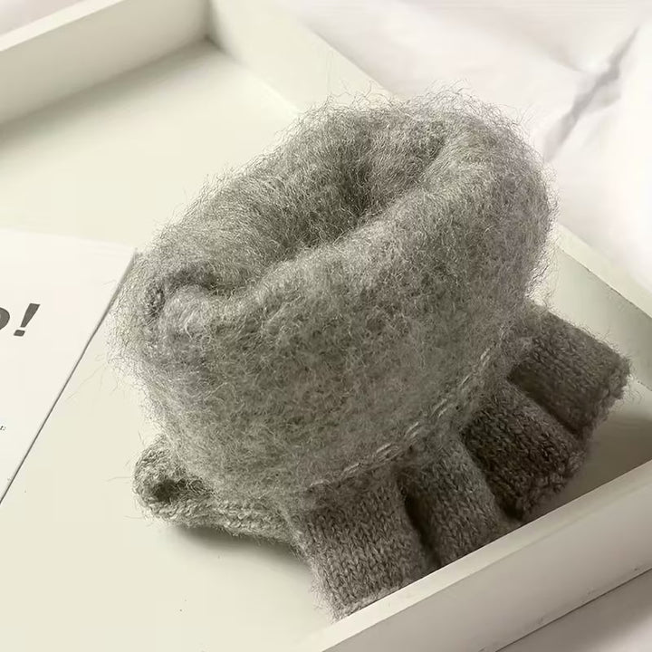 Skanto | Menns WinterPro Fingerless Hansker – Tykk, Varm og Behagelig