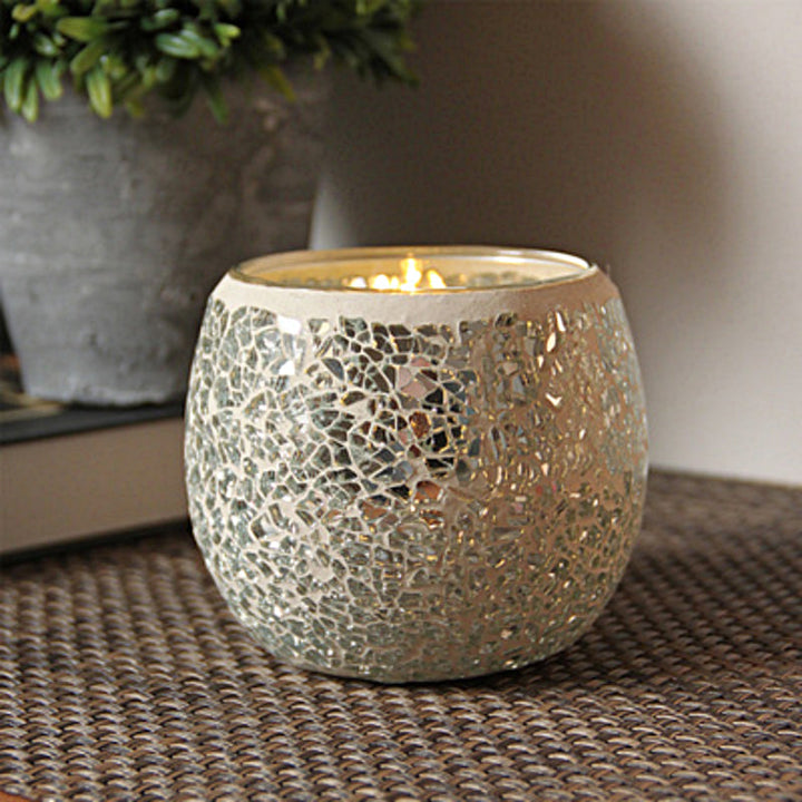 Skanto | Europeisk Retro Glass Mosaic Tealight Holder