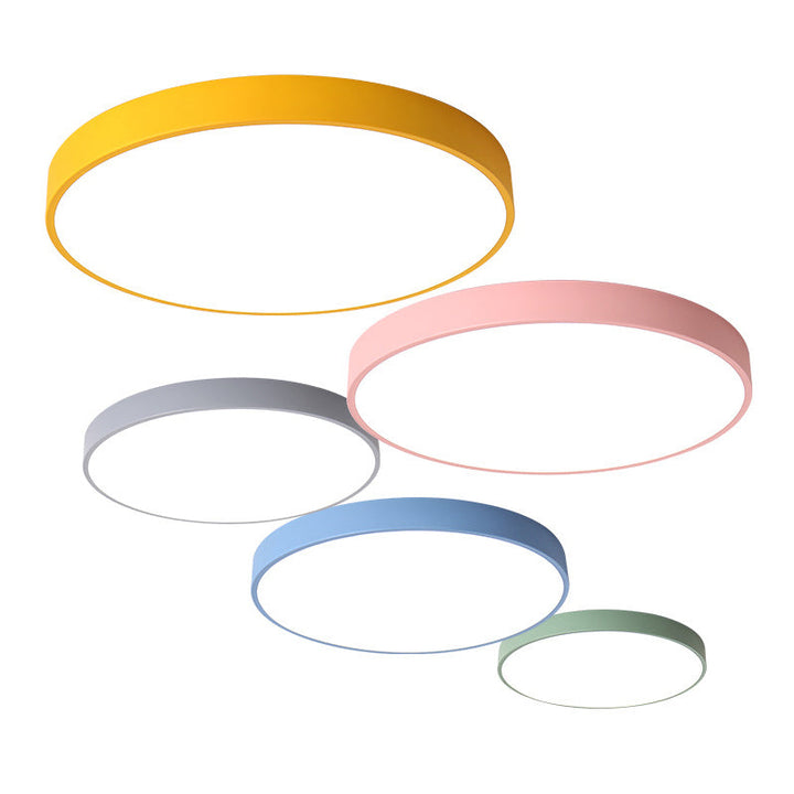 LED taklampe for barnerom - fargerik design med Dimmae belysning og fjernkontroll