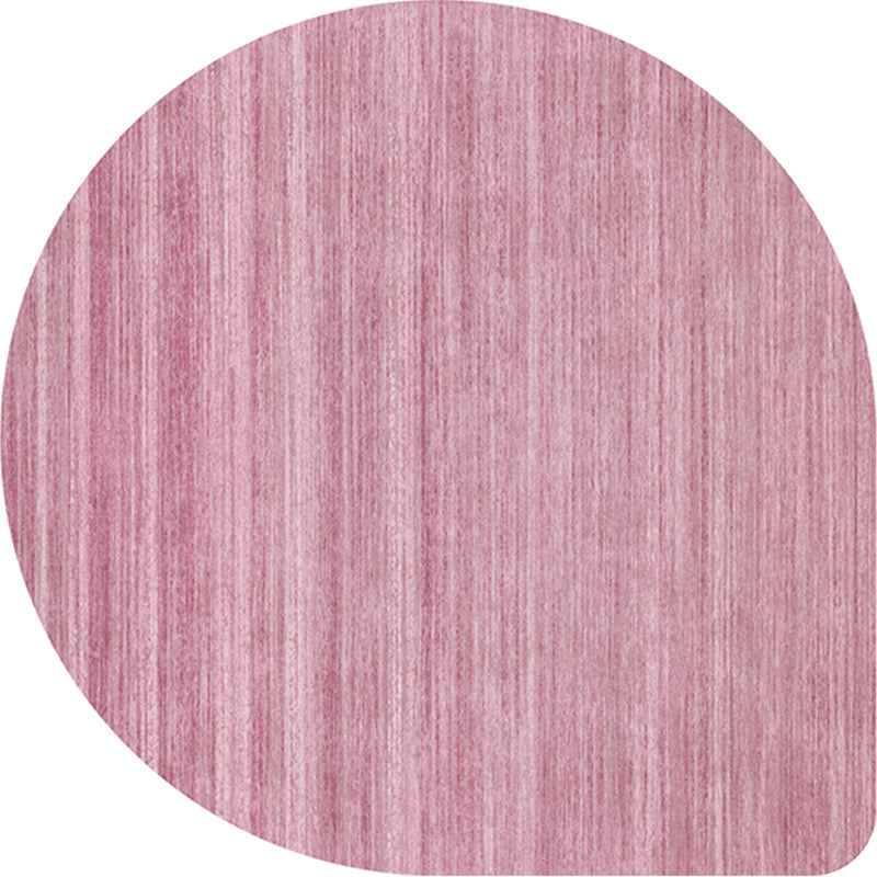 Skanto | Uregelmessig Form Solid Farge Teppe Flerfarget Enkel Teppe Kjemisk Fiber Blend Antiskli Baksiden Innendørs Teppe for Dekorasjon