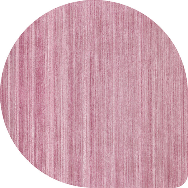 Skanto | Uregelmessig Form Solid Farge Teppe Flerfarget Enkel Teppe Kjemisk Fiber Blend Antiskli Baksiden Innendørs Teppe for Dekorasjon