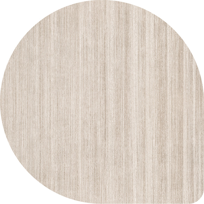 Skanto | Uregelmessig Form Solid Farge Teppe Flerfarget Enkel Teppe Kjemisk Fiber Blend Antiskli Baksiden Innendørs Teppe for Dekorasjon