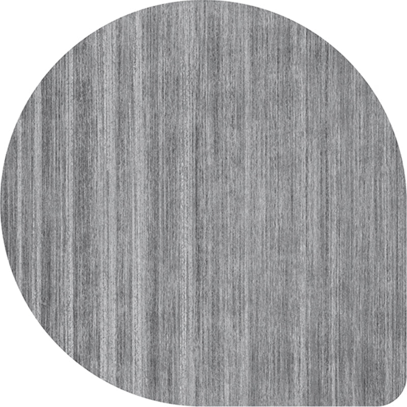 Skanto | Uregelmessig Form Solid Farge Teppe Flerfarget Enkel Teppe Kjemisk Fiber Blend Antiskli Baksiden Innendørs Teppe for Dekorasjon