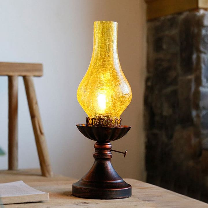 GlowThijs – Retro Atmosfære Lampe laget av Craykle Glasskål