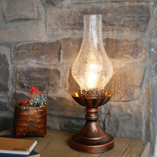 GlowThijs – Retro Atmosfære Lampe laget av Craykle Glasskål