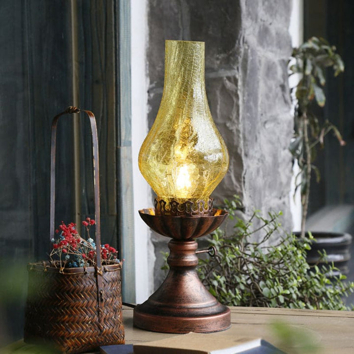 GlowThijs – Retro Atmosfære Lampe laget av Craykle Glasskål