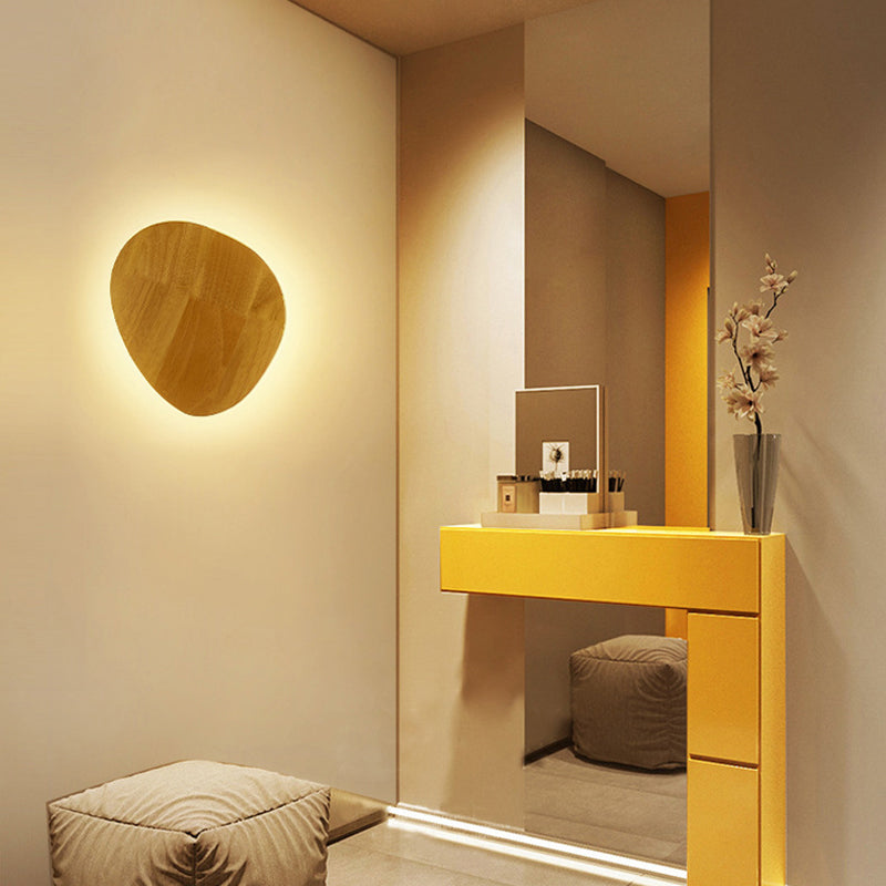Skanto | Moderne geometrisk LED veggbelysning tre stue vegglampe i beige
