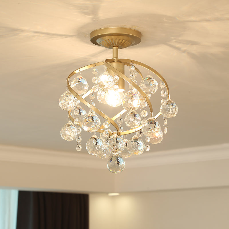 Skanto | CrystalElegance Pendel - Luksus Taklampe med Messingdetaljer