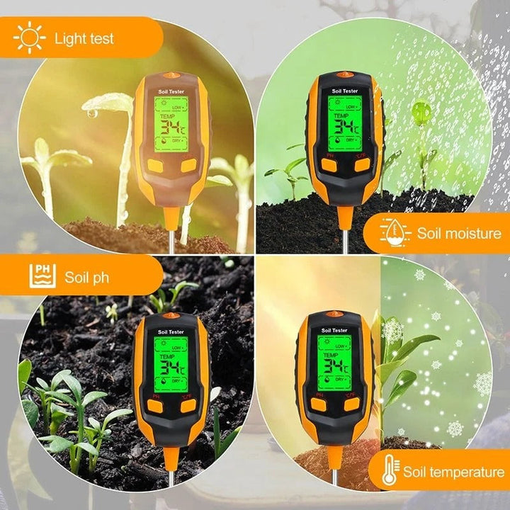 SmartGrow™ 4-i-1 Jordmåler for Planter | Skanto