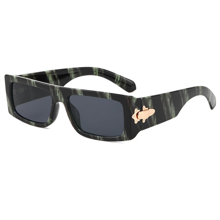 Dame moteriktig oversized solbrille med innovativt design Skanto