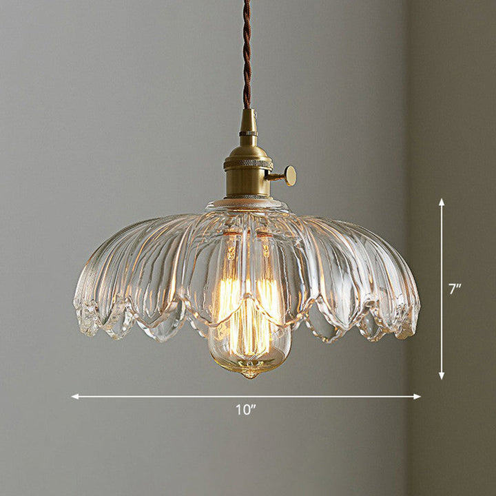 Skanto | Glass lampe som glitrer med detaljer!