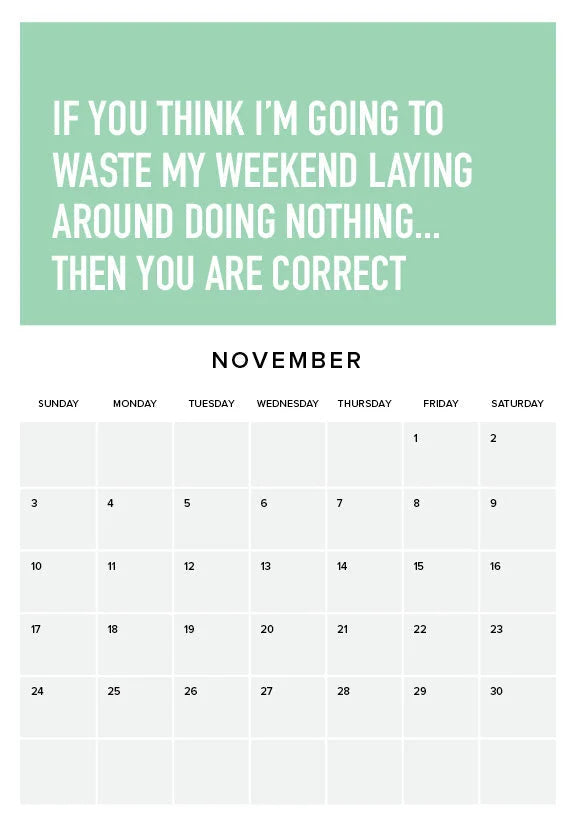 Adulting Is Hard 2024 Veggkalender | Skanto