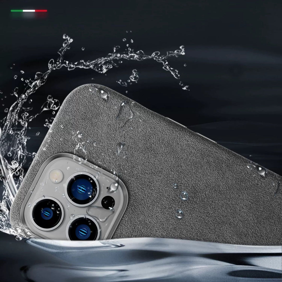Skanto | Italiensk Alcantara Magnetisk Etui for Iphone