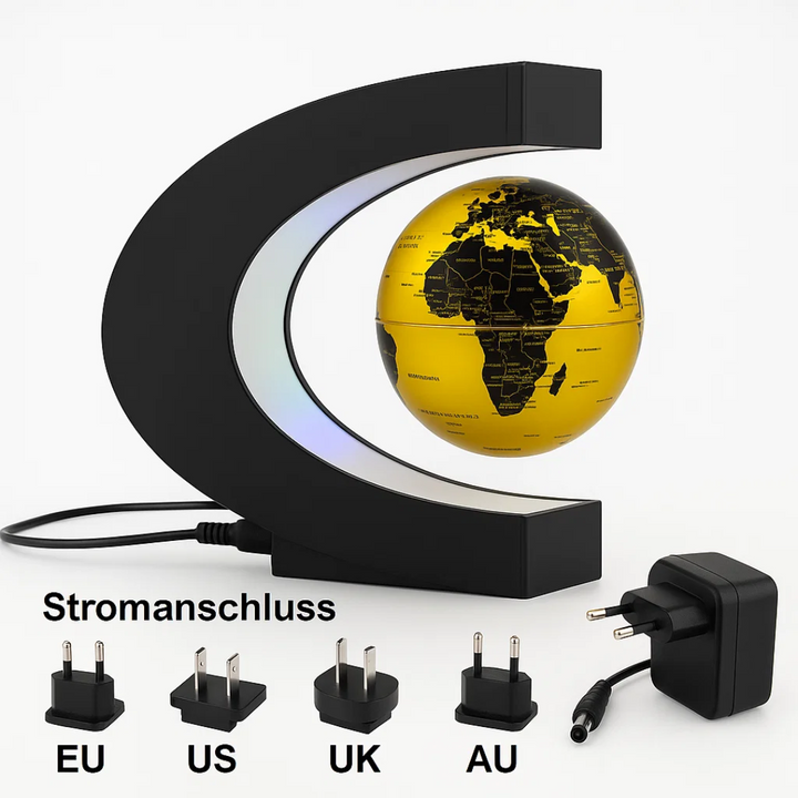 AstroGlobe LED-Weltkugel – Skjebende Globuslampe med Magnetaufhängung