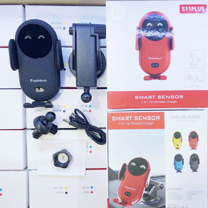 Smart Wireless Auto-Sensing Auto Håndholdt Holders Lader | Skanto
