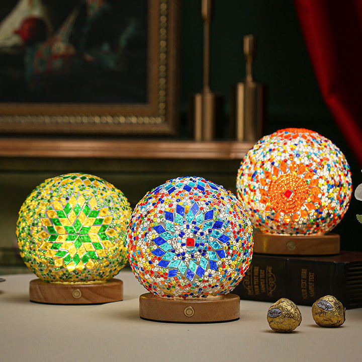 Skanto | BohoGlow – Moderne Bohemsk Bordlampe med USB-lading