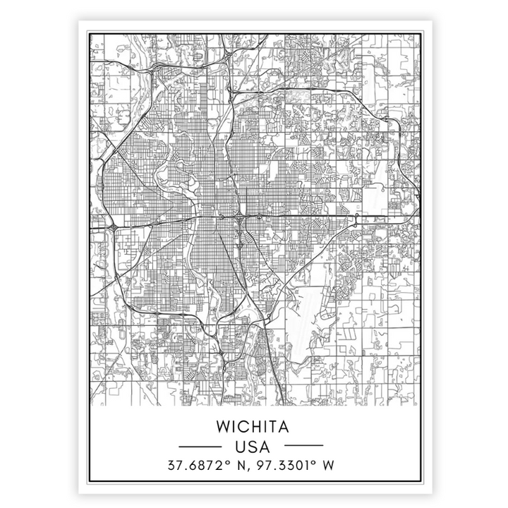 Wichita bykart – lerretsbilde