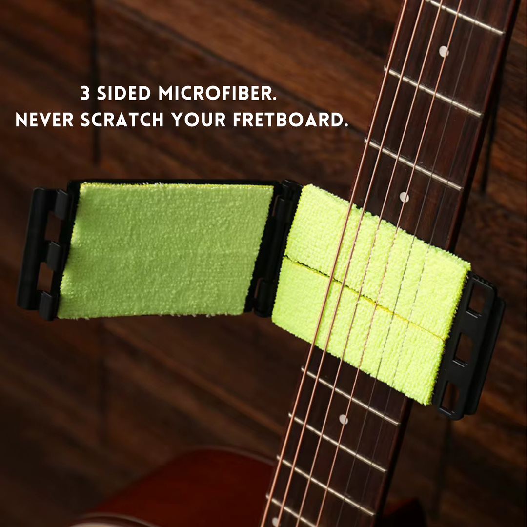 Skanto | 3-in-1 guitar strap and string cleaning tool