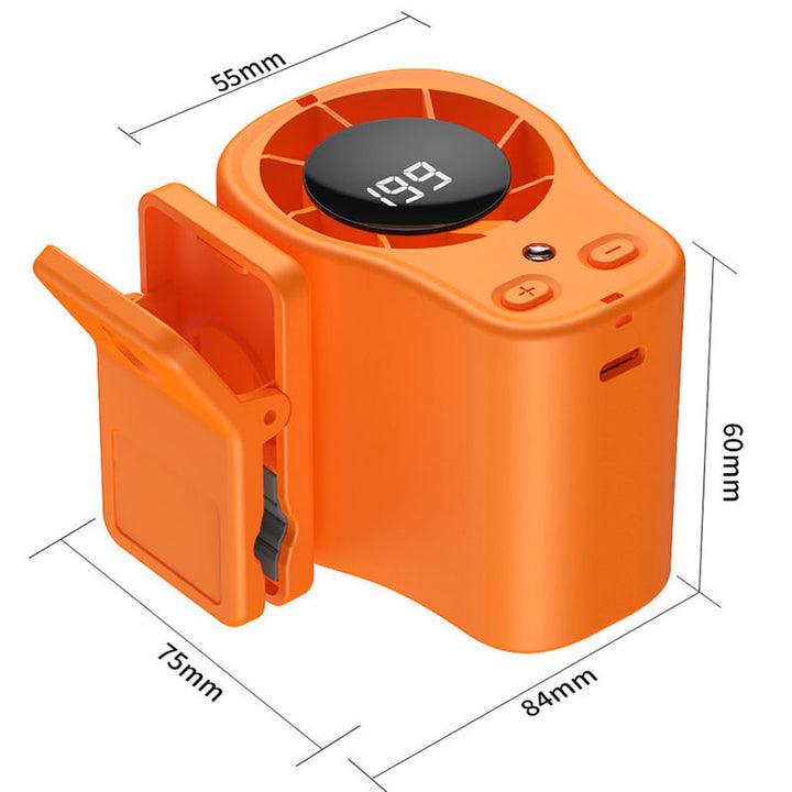 Mini vifte med ventilasjonsklemme for bil og skrivebord | Skanto