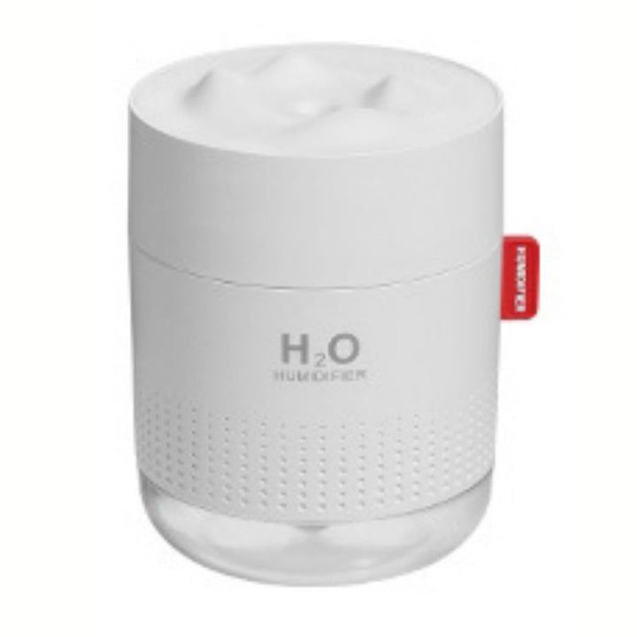 Skanto | USB Ultralyd Stille Luftfukter, med Delikat Spray, To Lystilstander, 500ml Vannbeholder og Anti Tørrbrenning Beskyttelse, for Søvn, Arbeid, Studier og Mer