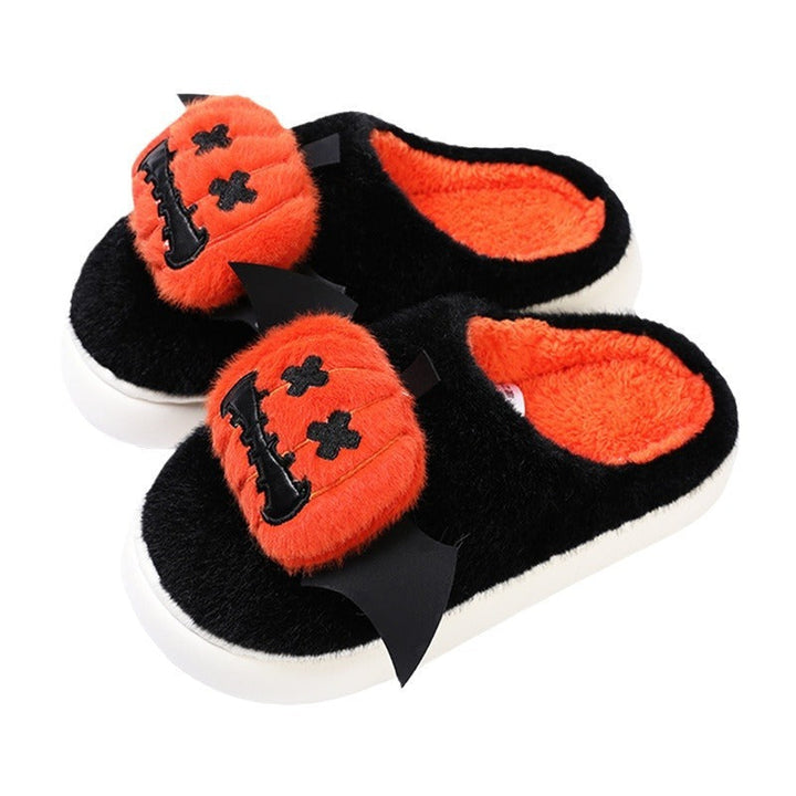 Halloween tøfler – Varme sklisikre tøfler med cartoon-design | Skanto