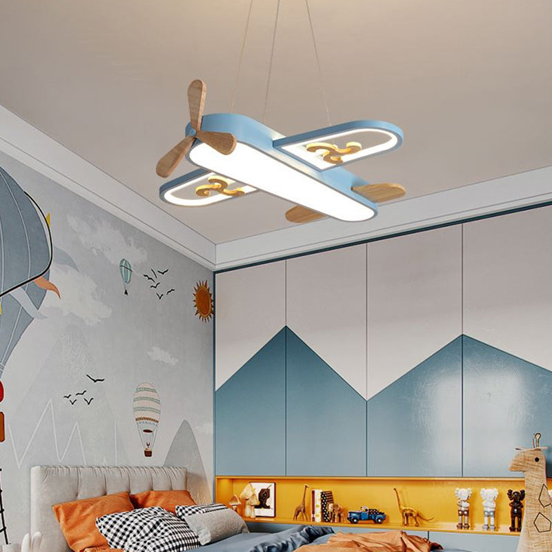Skanto | LED Flyvemaskin Barnerom Chandelier - SkyFlyer